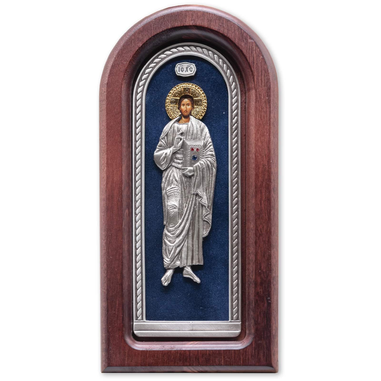 Selected image for Ikona u drvetu Gospod Isus Hristos, 82x170x22mm