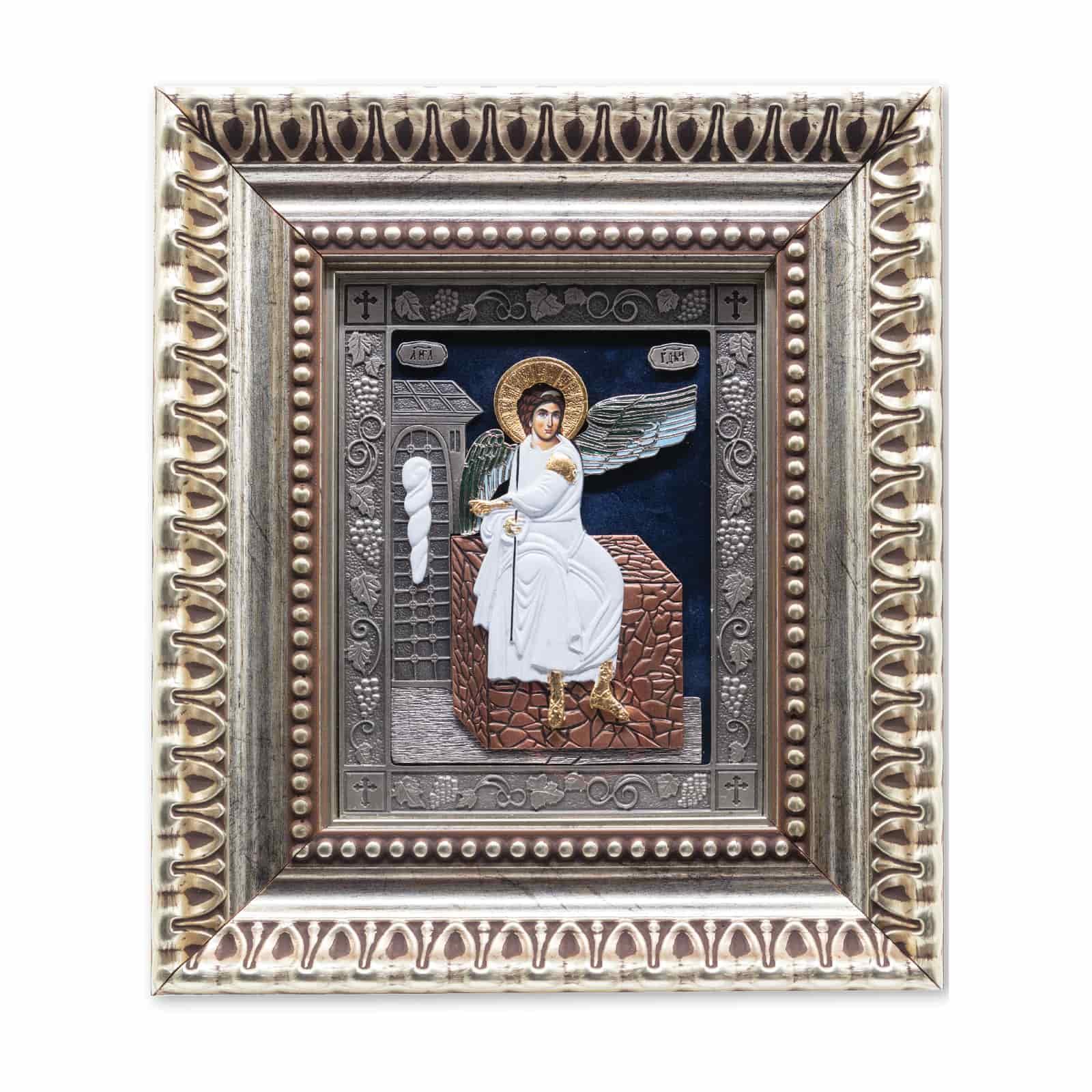 Selected image for Ikona u ramu Sveti Arhangel Gavrilo,  220x255x32mm