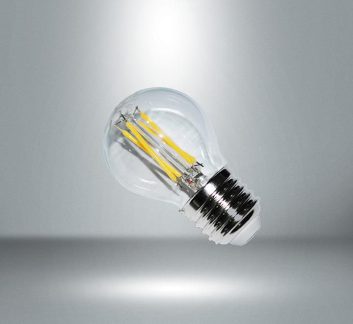 LED sijalica E-Light Filament G45 4W E27 4000K bela