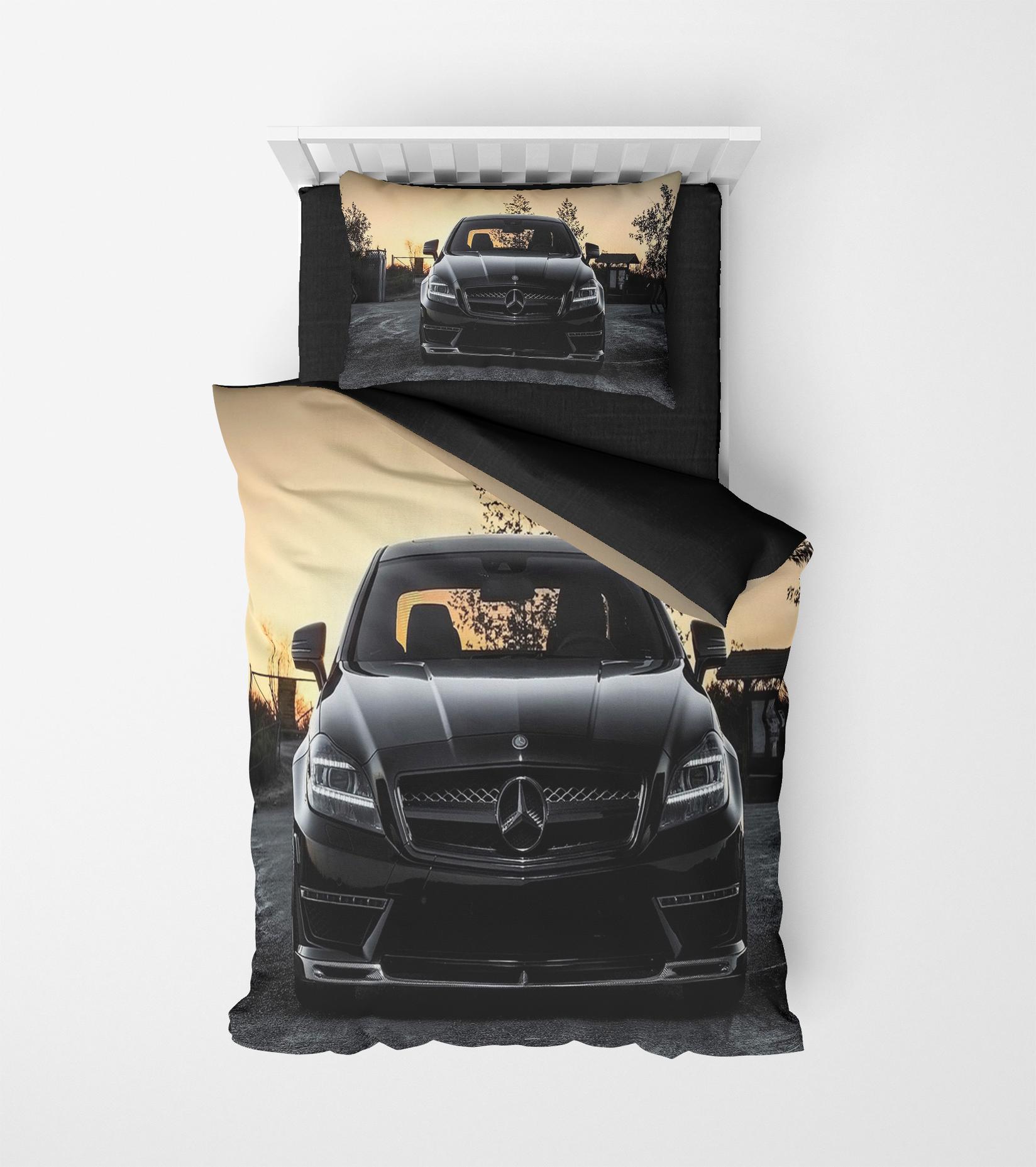 MEY HOME Mercedes sunset 3D Posteljina za single krevet, 160x220