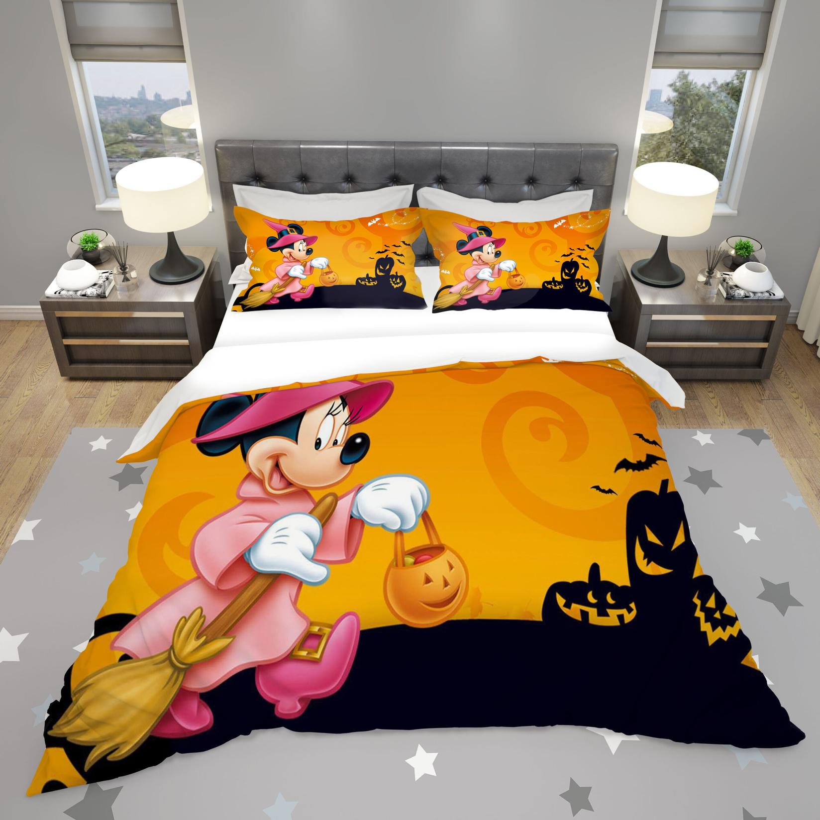 Selected image for MEY HOME Minnie Halloween 3D Posteljina za bračni krevet, 200x220