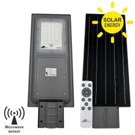 Mitea Lighting M452100-S2 Solarna LED ulična svetiljka All in One, 100W, 6500K, IP65, Radar senzor + daljinski