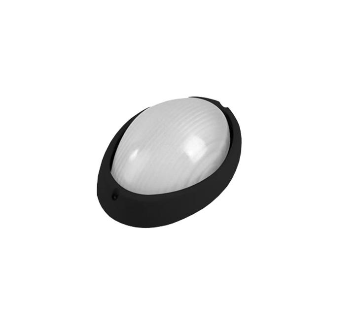 Selected image for Ovalna zidna baštenska lampa 587 crna