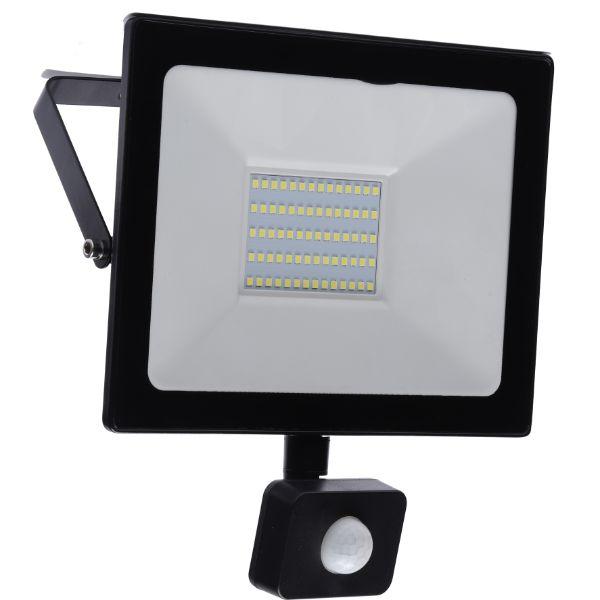 Selected image for Reflektor LED sa senzorom ECO 50W SMD 6400K GRL7374-pir crni