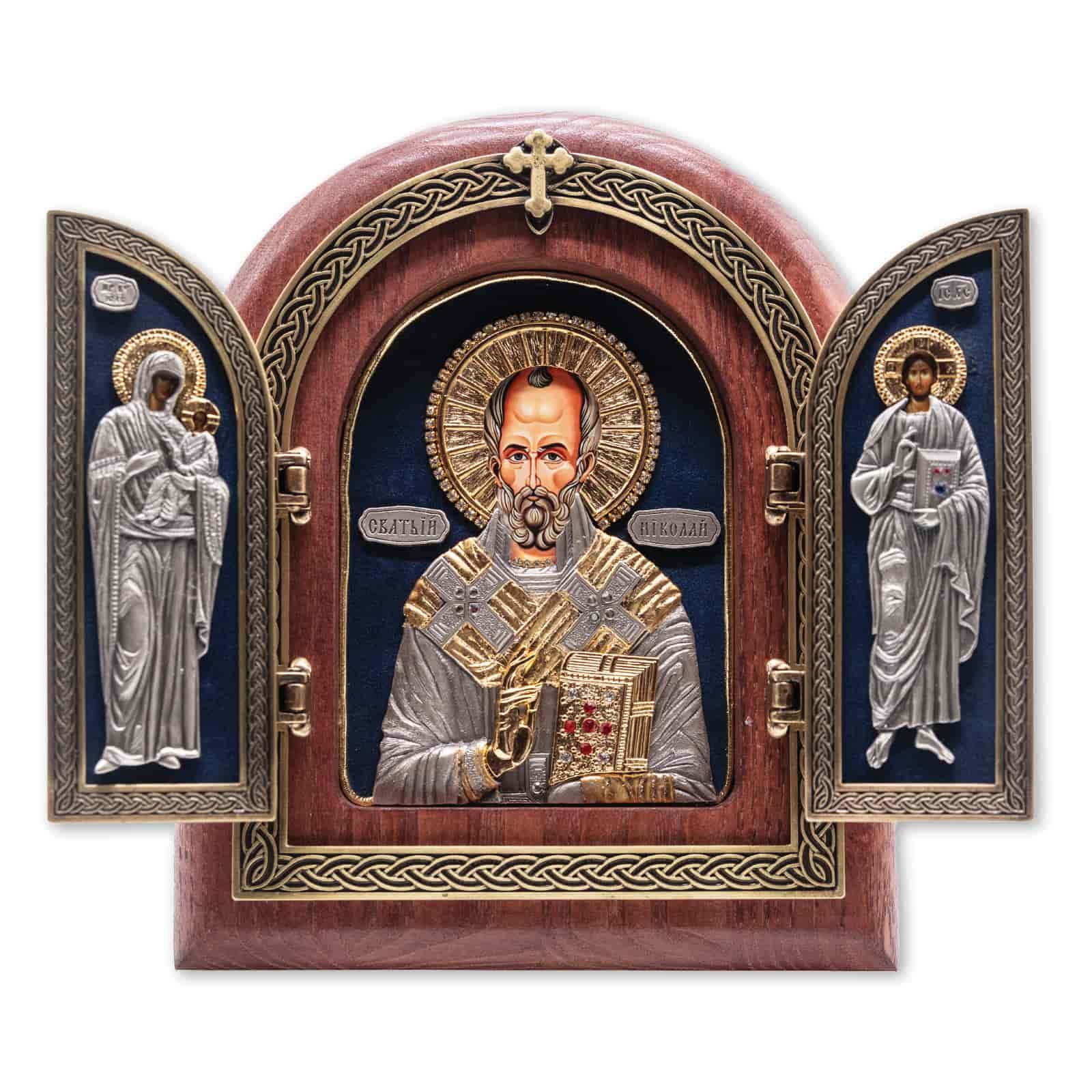 Selected image for Triptih Sveti Nikola, 220x255x32mm