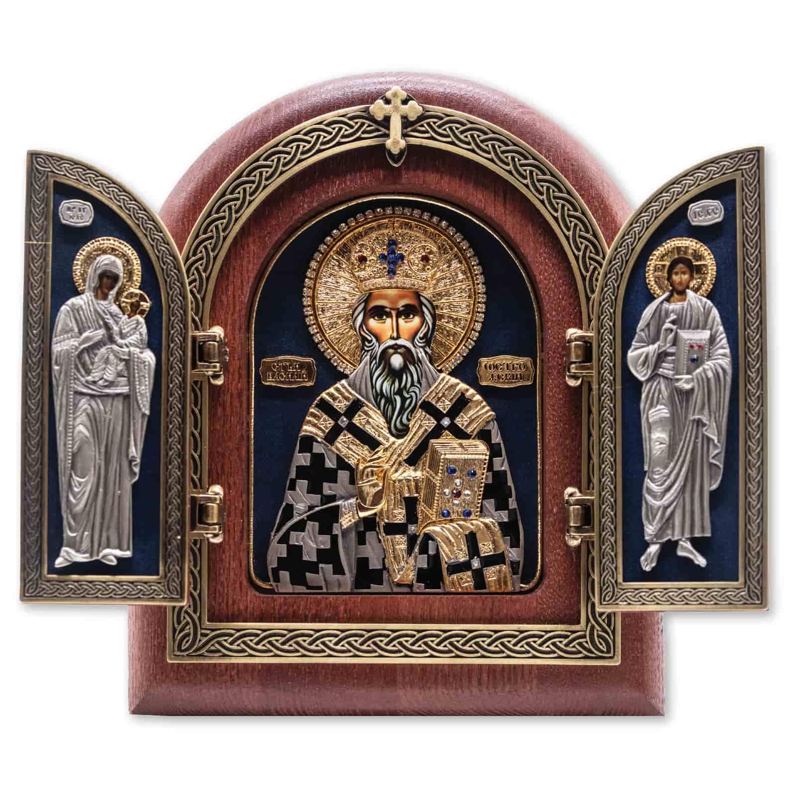 Selected image for Triptih Sveti Vasilije Ostroški, 220x255x32mm
