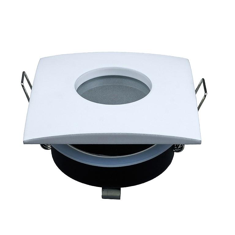 Selected image for VTAC Ugradna kvadratna rozetna za kupatila IP54 siva