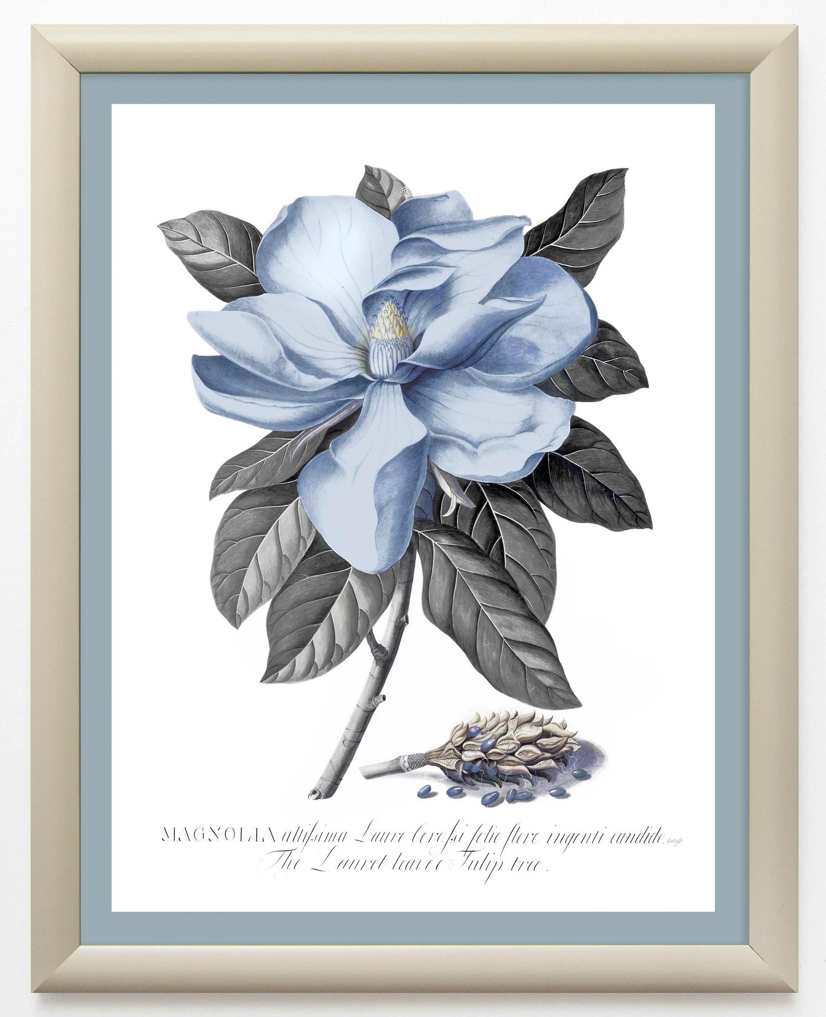 Home Gallery Slika ''Veliki Magnolija'' na prirodnom platnu 23x29cm