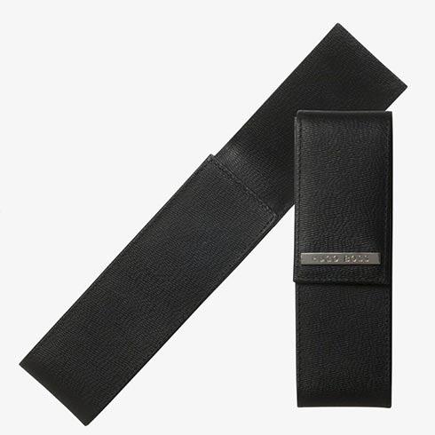 Hugo Boss Futrola za olovku Advance Leather, Crna
