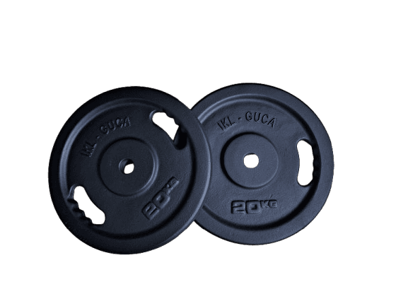 IKL Guča, Set livenih tegova sa rukohvatom Fi 30- 2x 20 kg