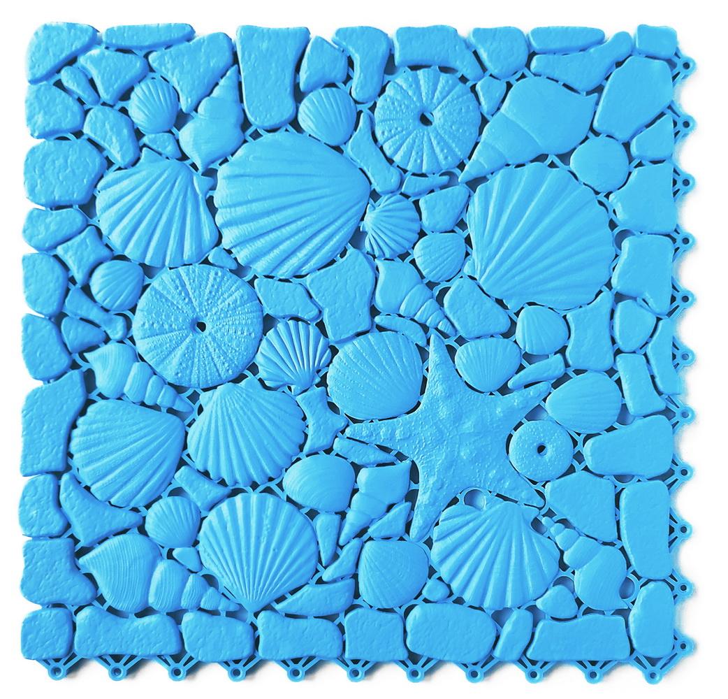 AQUA Neklizajuće antibakterijske obloge Aqua Marine, Oko bazena i za vlažne zone, Plava, 1,38 m²