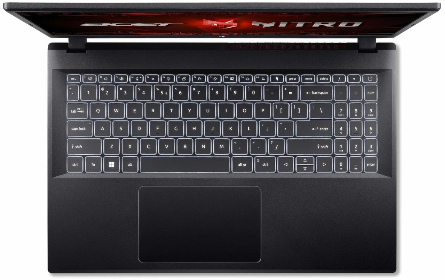 Selected image for Acer Nitro ANV15-51 Gaming laptop, 15.6" FHD, i5-13420H, 8GB, 512GB SSD, GF RTX3050-6GB, Crni