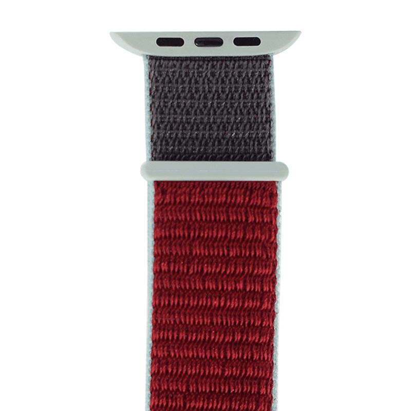 Selected image for Apple Watch Sport Loop narukvica gray red 38/ 40/ 41mm