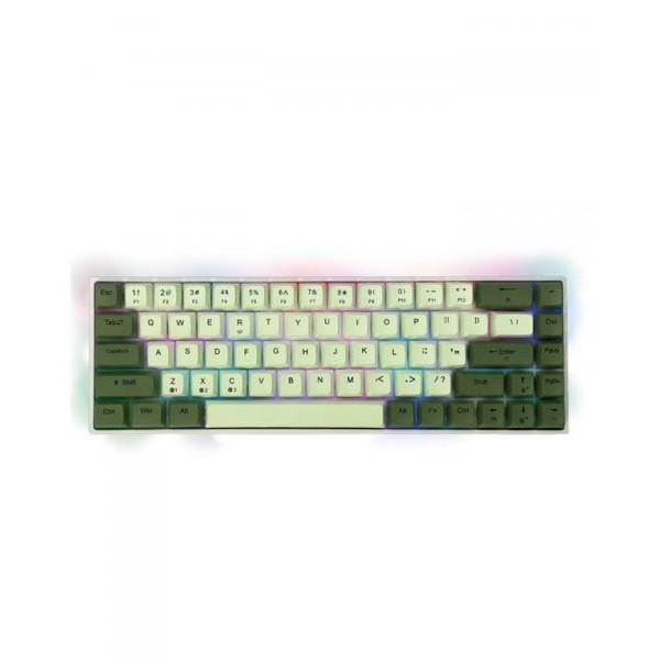Selected image for AULA F3068 Mehanička tastatura, Zeleni Switch, Bluetooth, Maslinasto-bela