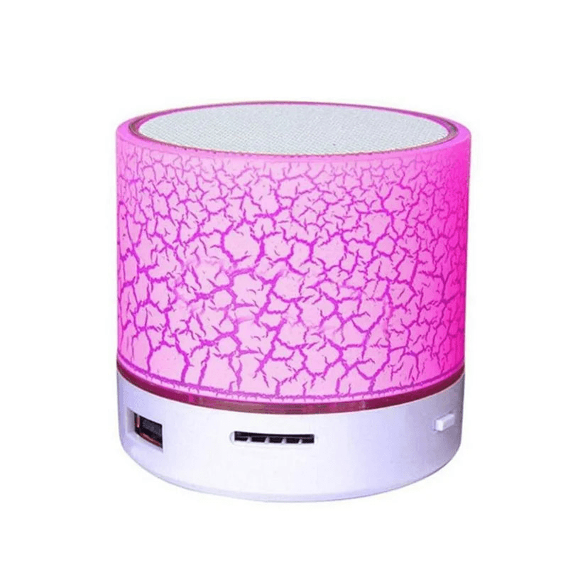 Bluetooth zvučnik LED mini roze