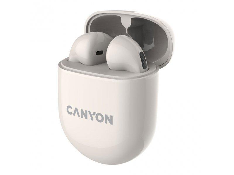 Selected image for CANYON TWS-6 CNS-TWS6BE Bluetooth slušalice sa mikrofonom, BT V5.3, Bele
