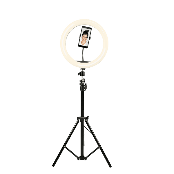 DENVER RLT-1201 Selfi Ring LED Lampa, 160 Dioda, Crni