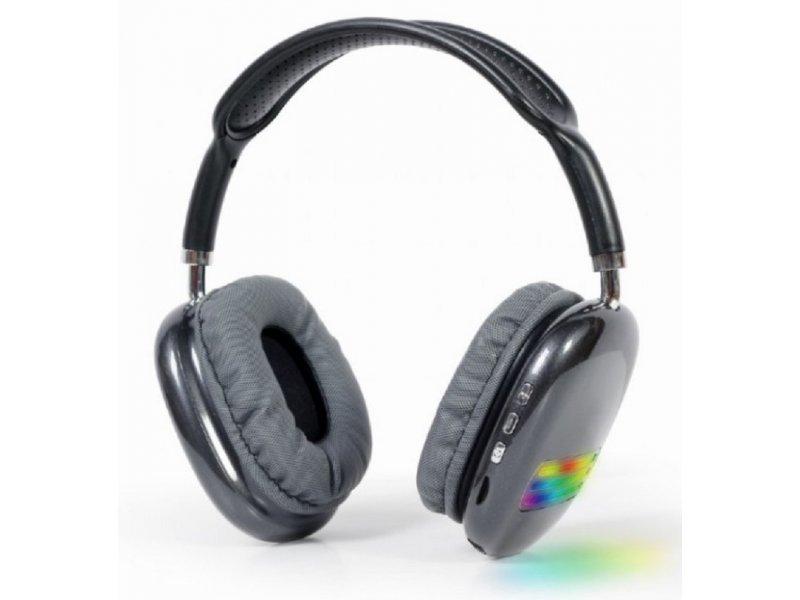 GEMBIRD Bluetooth stereo Slušalice sa mikrofonom Bt V5.0 400mAh/32Ohm, 2h Li-ion Crne BHP-LED-02-BK