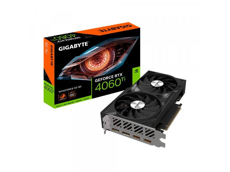 GIGABYTE GeForce RTX4060Ti Grafička karta WINDFORCE OC 8GB GDDR6 128bit GV-N406TWF2OC-8GD