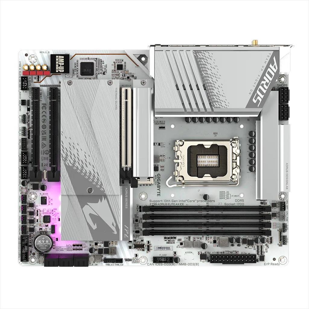 Selected image for GIGABITE matična ploča 1700 Z790 AORUS ELITE AKS ICE DDR5 GIGABITE, 4kDDR5 7600MHz(OC)