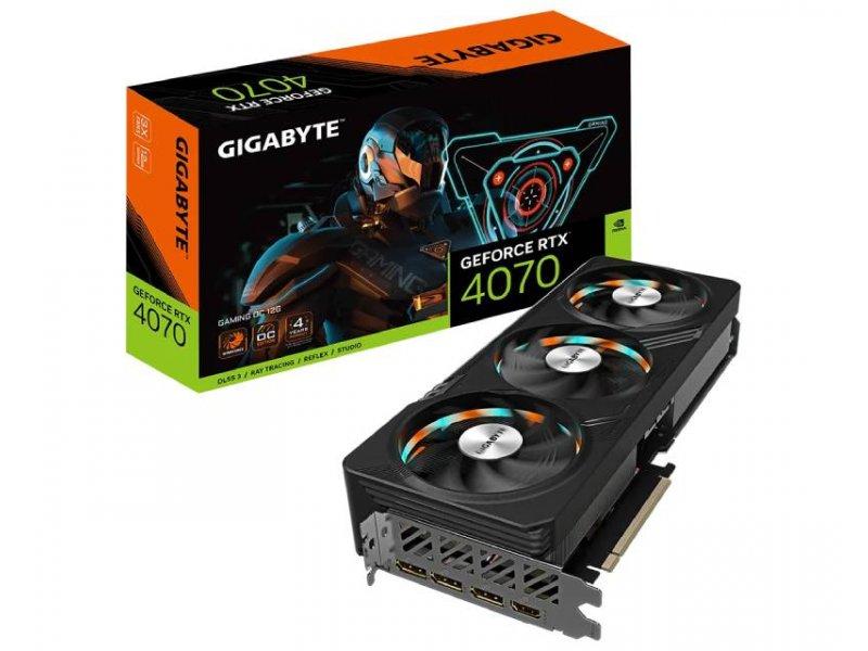 Selected image for GIGABYTE NVidia GeForce RTX 4070 Grafička karta GAMING 12GB GV-N4070GAMING OC-12GD