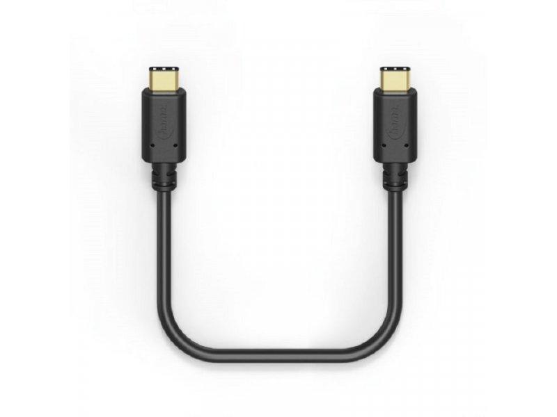 HAMA Charging/Data kabl, USB Type-C-USB Type-C, 1m, Crni