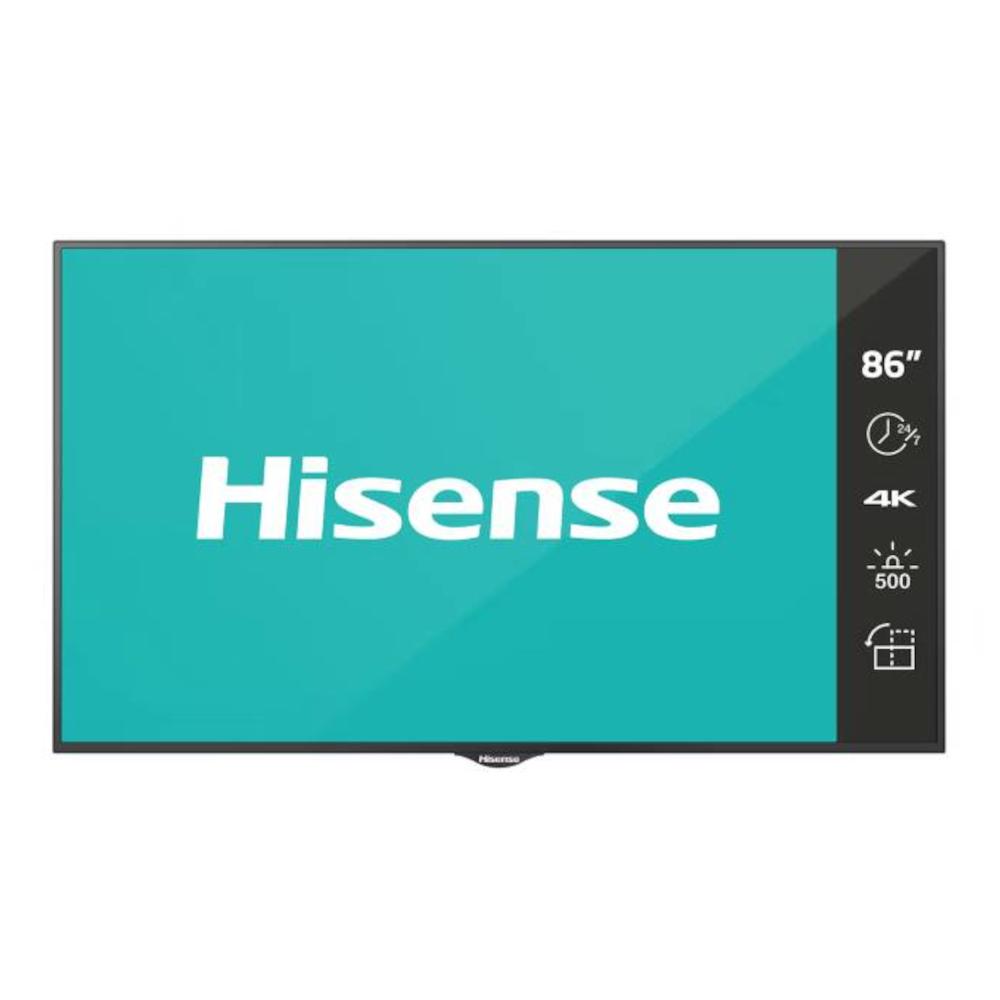Selected image for HISENSE Interaktivni ekran 86” 86BM66AE 4K UHD Digital Signage Display - 24/7 Operation crni