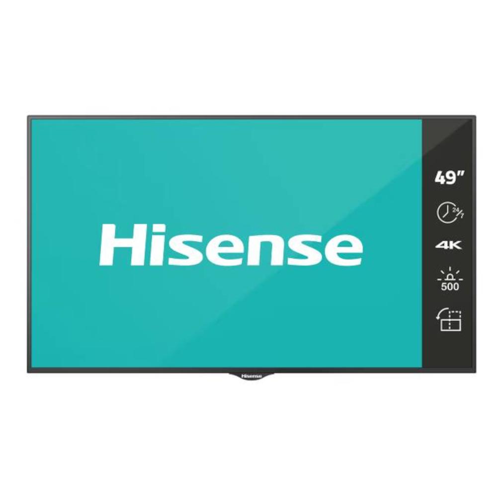 Selected image for HISENSE Digitalni displej 49” 49BM66AE 4K UHD Digital Signage Display - 24/7 Operation crni