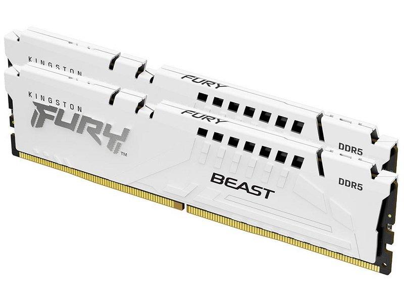 KINGSTON RAM memorija DIMM DDR5, 32GB (2x16), 6.000MHz, FURY Beast White EXPO (KF560C36BWEK2-32)