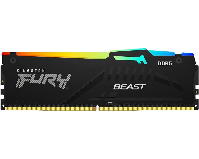 Selected image for KINGSTON RAM Memorija Fury Beast DIMM DDR5 32GB (2x16GB kit) 6000MT/s KF560C40BBAK2-32 RGB