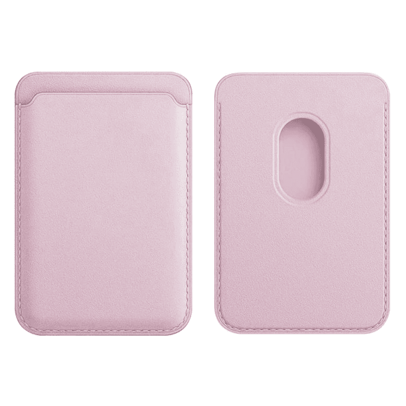 Kožni novcanik za iPhone MagSafe roze