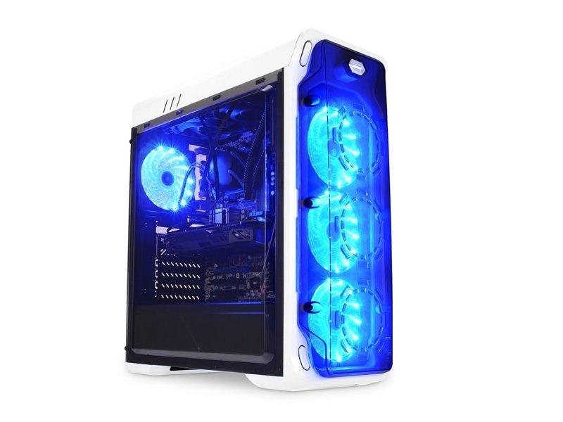 Selected image for LC POWER 988W-ON Gaming kućište Blue Typhoon White
