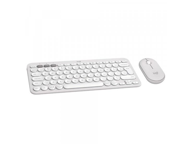 Selected image for LOGITECH Bežični set tastatura + miš, Pebble2 Combo, US, bela