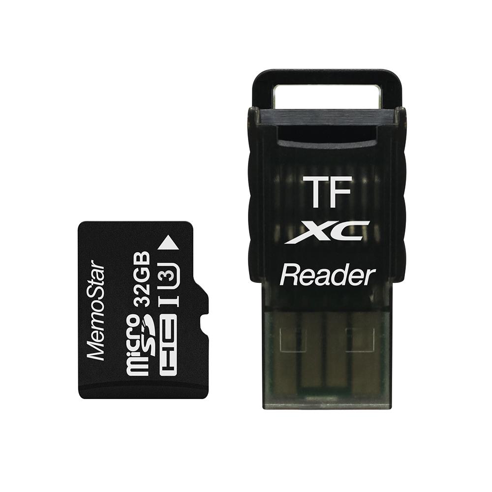 Selected image for MemoStar Micro SD Class 30 Memorijska kartica + USB čitač, 32GB