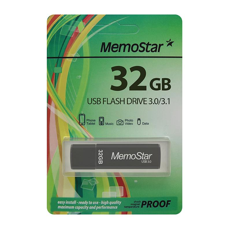 Selected image for MEMOSTAR USB Flash memorija 32GB CUBOID 3.0 crna