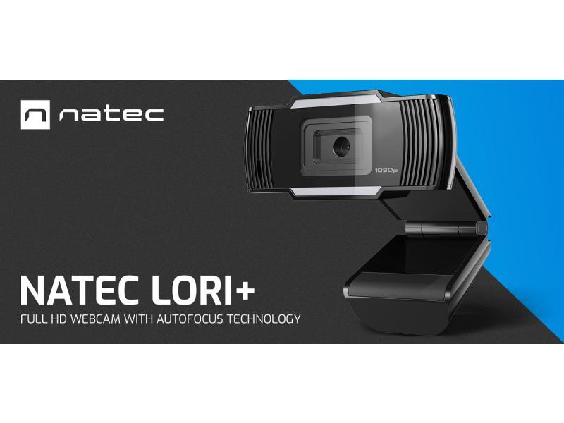 NATEC LORI PLUS Web kamera, Full HD 1080p, Max. 30fps, HD autofocus