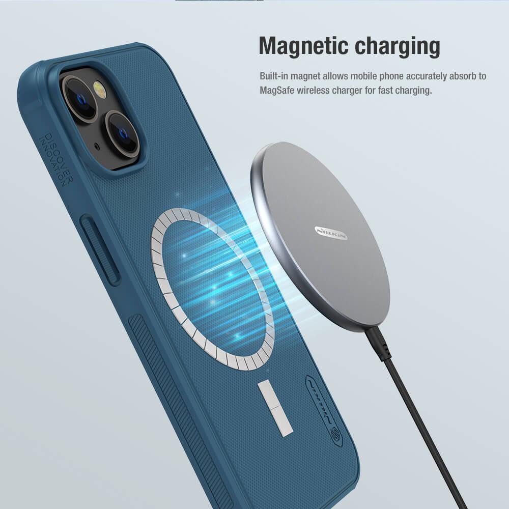 Selected image for NILLKIN Maska za telefon Super Frost Pro Magnetic za iPhone 15 Plus (6.7) crna
