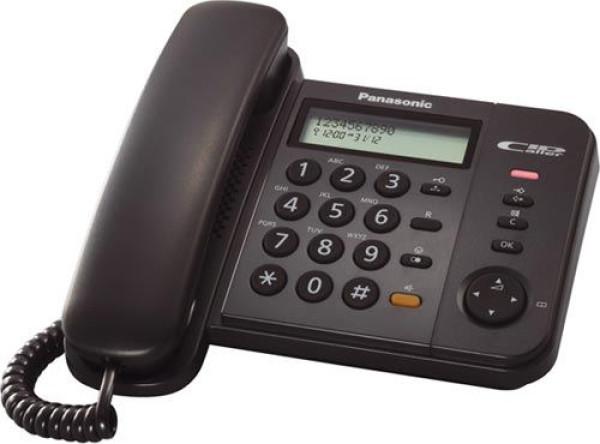 Selected image for PANASONIC Fiksni telefon KX-TS 580, Crni