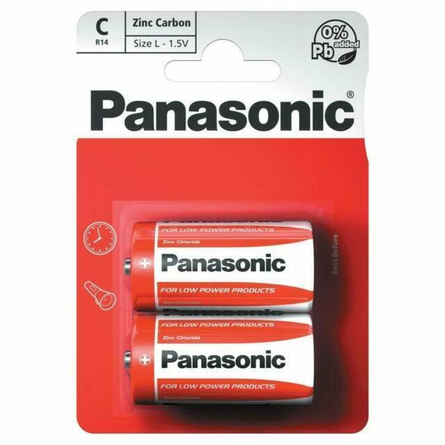 Panasonic R14RZ/2BP Zinc Carbon Baterije, 2 komada