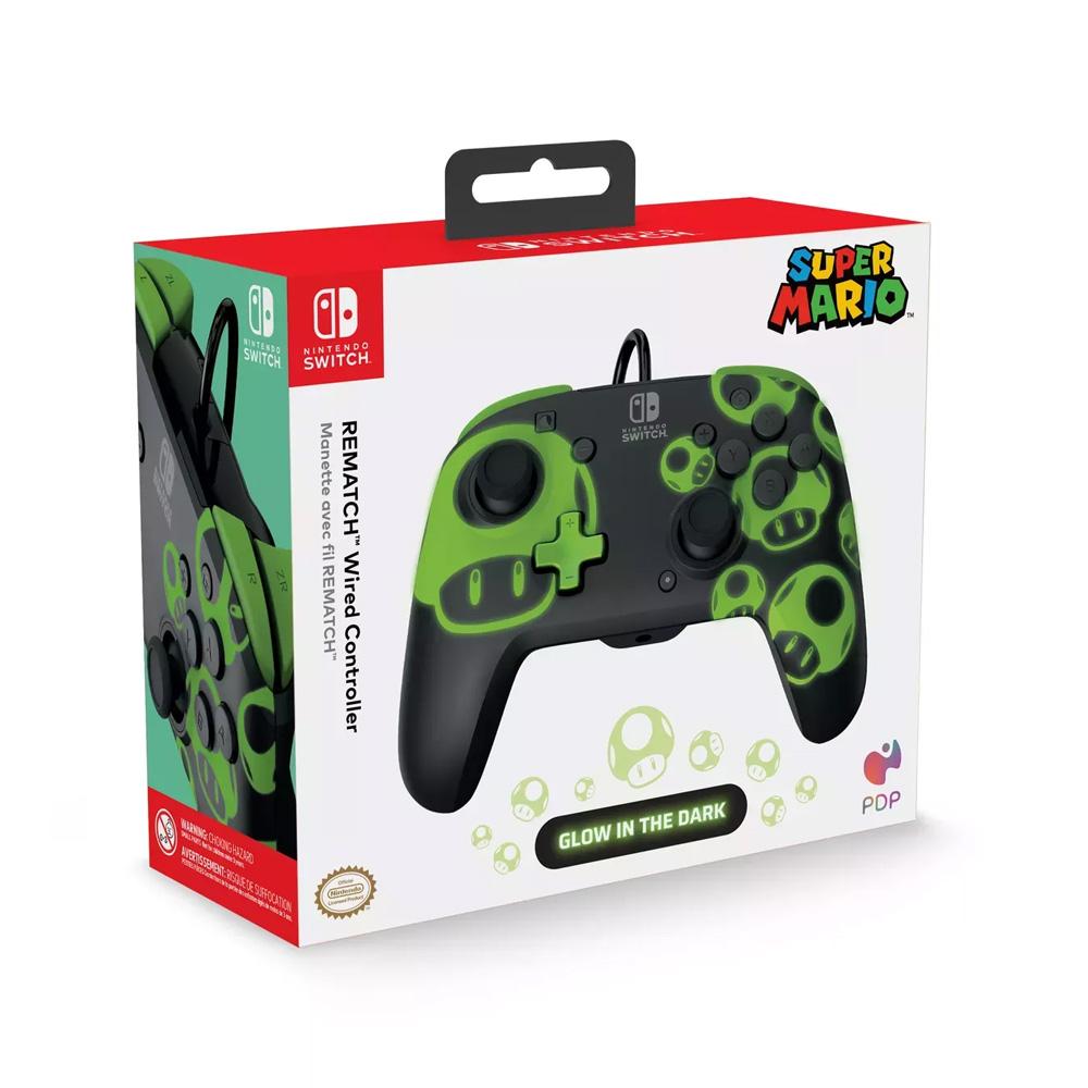 Selected image for PDP Džojstik za Nintendo Switch Rematch - 1UP Glow in the Dark