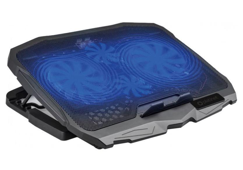 PLATINET Postolje za laptop sa 4 ventilatora 1500 RMP crni
