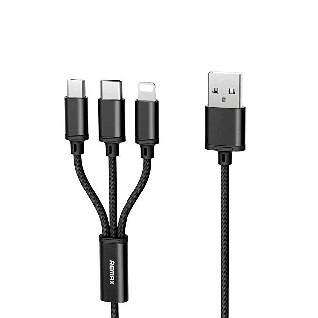 REMAX Gition RC-131 3u1 Data kabl za iPhone Lightning, Micro USB, Tip C, 1m