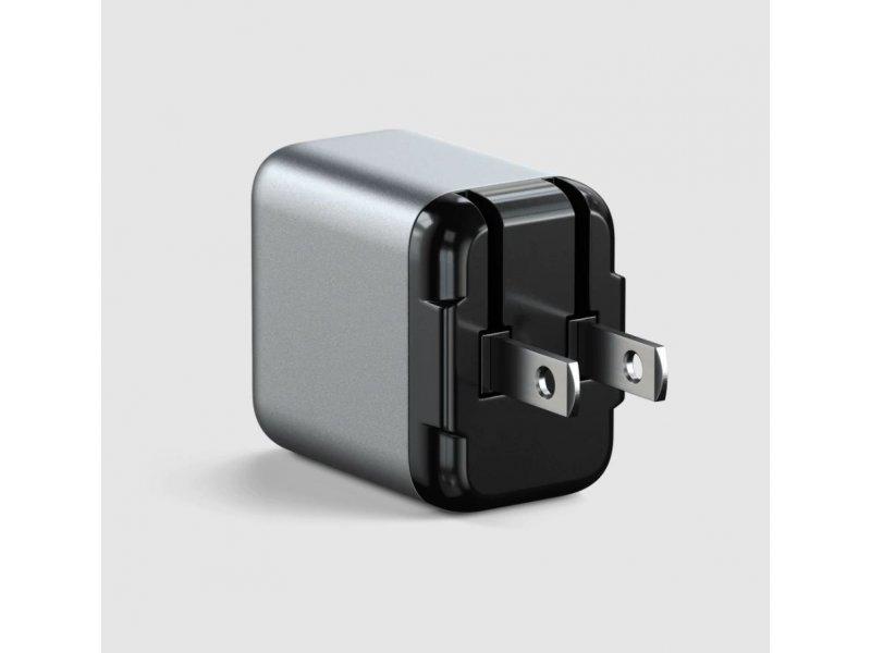 Selected image for SATECHI ST-UC30WCM-EU Adapter za punjač sa Američkim zidnim utikačem 30W USB-C PD, Sivi