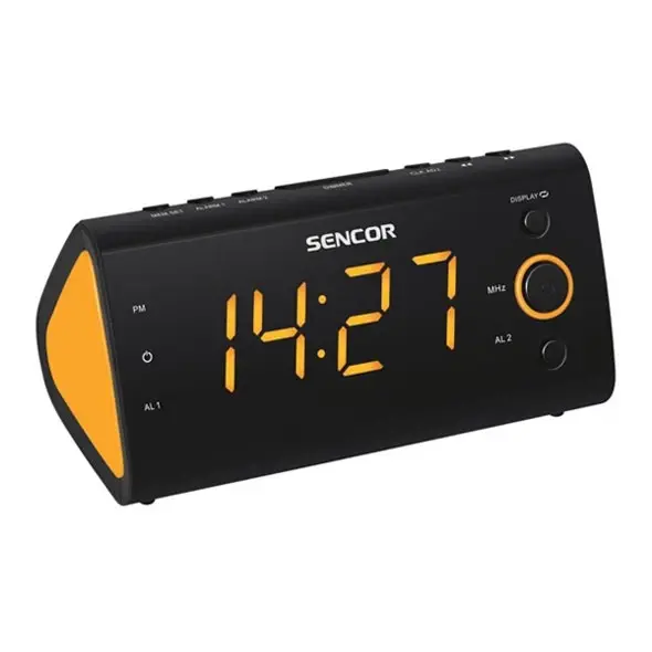 Sencor SRC170OR Radio budilnik, LED displej, Crni