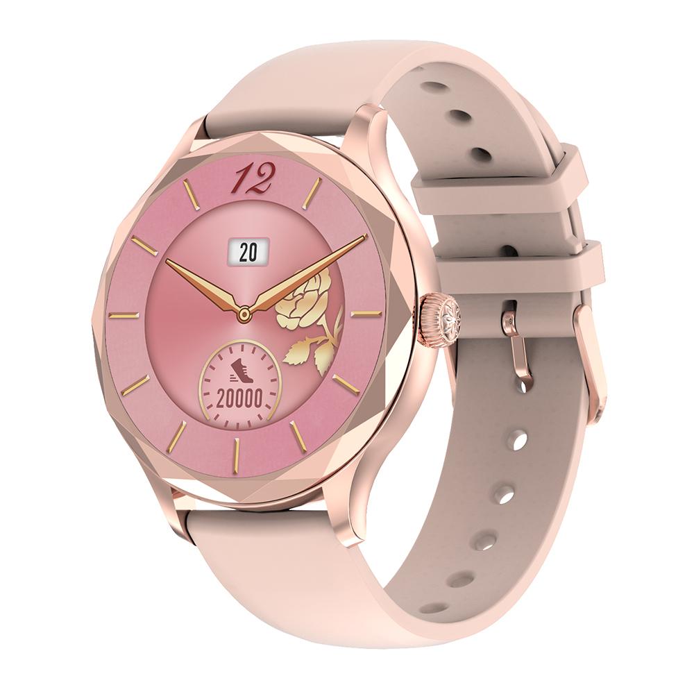 Smart Watch DT Diamond zlatni (roze silikonska narukvica)