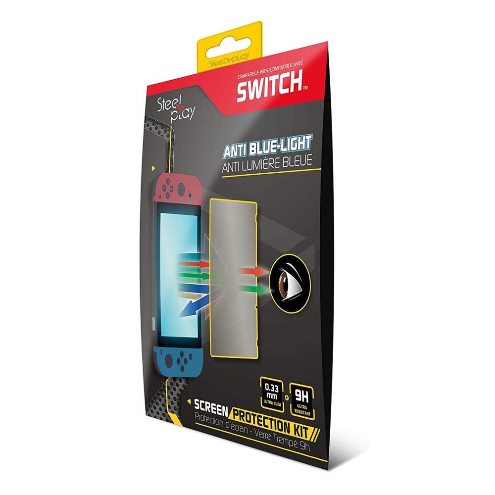 Selected image for STEELPLAY Zaštita za ekran za Nintendo Switch (9H Anti Blue Light Glass)