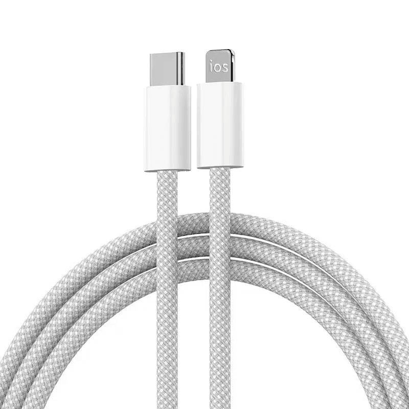 Selected image for Usb kabl Braided PD Type C na Lightning 20W beli