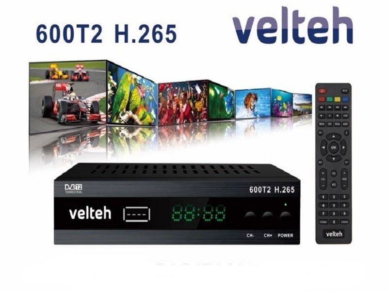 Selected image for VELTEH 600T2 H.265 Risiver Set top box 00T204, Crni