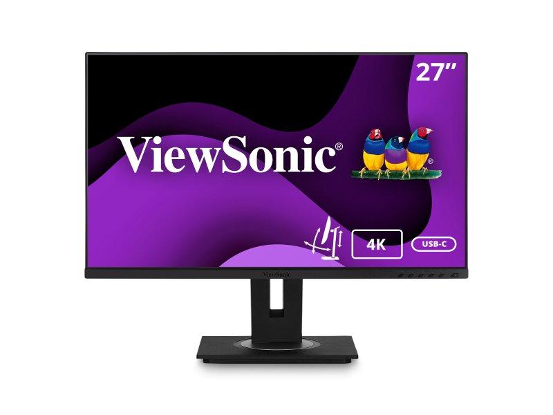 Selected image for VIEWSONIC VG2756-4K Monitor 27 Viewsonic 3840x2160 4K UHD IPS 5ms 60Hz 2x HDMI DP 3x USB 3.2 Pivot Zvučnici Crni