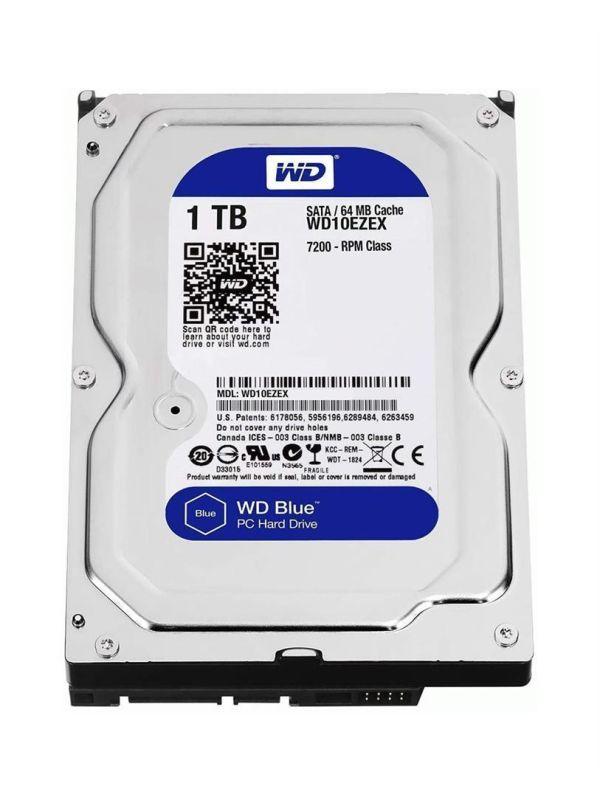 Selected image for WESTERN DIGITAL Hard disk 1TB WD10EZEX SATA3 7200 64MB Caviar Blue